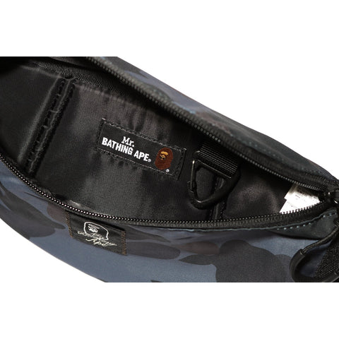 MR. BATHING APE CAMO WAIST BAG MENS