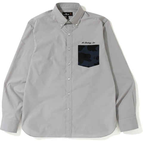 MR. BATHING APE CAMO POCKET SHIRT MENS