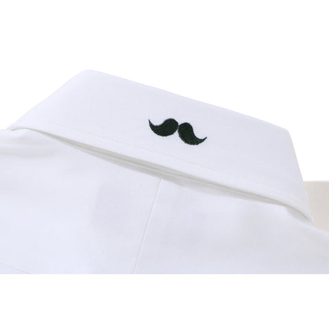 MR. BATHING APE EMBROIDERY BD SHIRT MENS