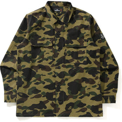 MR. BATHING APE 1ST CAMO MILITARY SHIRT MENS
