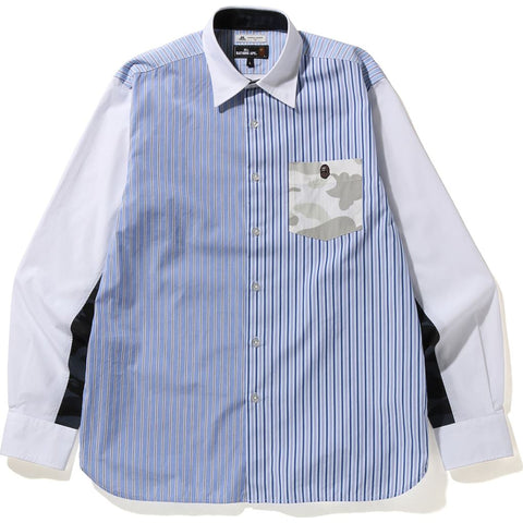 MR. BATHING APE THOMAS MASON MULTI PATTERN WIDE FIT SHIRT MENS