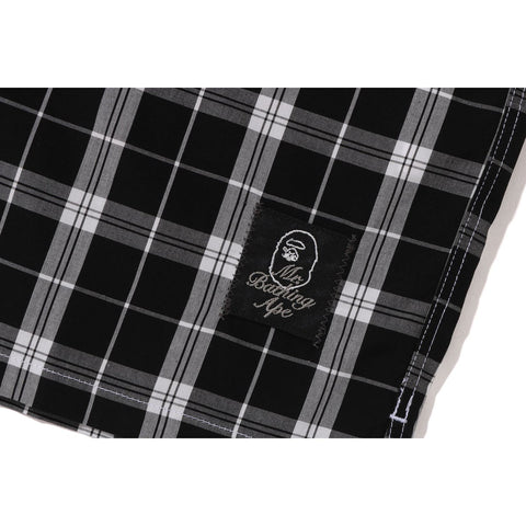 MR. BATHING APE RELAXED FIT OPEN COLLAR SHIRT MENS