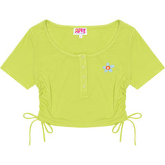 APEE DRAWSTRING SIDES CROPPED TOP LADIES