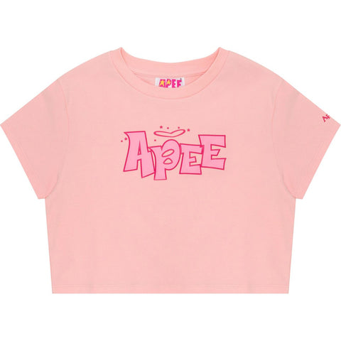 APEE GRAPHIC SLIM CUT TEE LADIES