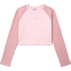 APEE FABRIC MIXED LONG SLEEVE RAGLAN JUMPER LADIES