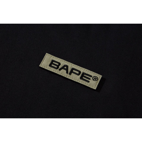 BAPE X ALPHA RIB COLLAR HOODIE MENS