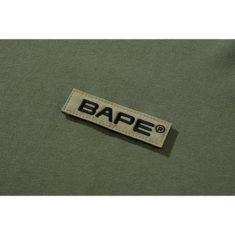 BAPE X ALPHA RIB COLLAR HOODIE MENS