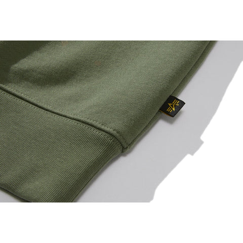 BAPE X ALPHA RIB COLLAR HOODIE MENS