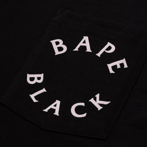BAPE BLACK APE HEAD POCKET TEE MENS