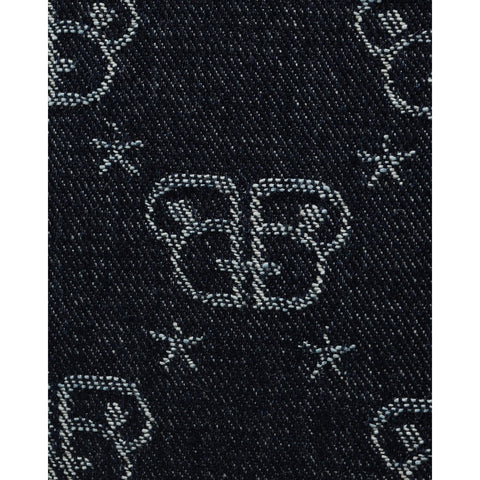 BAPY MONOGRAM DENIM SHOPPER LADIES