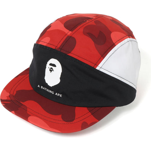 COLOR CAMO COLOR BLOCK RUNNING CAP MENS