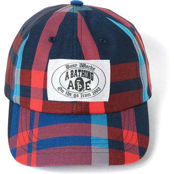 BAPE CHECK PANEL CAP MENS