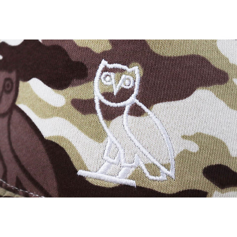BAPE X OVO WOODLAND CAMO SNAPBACK CAP MENS