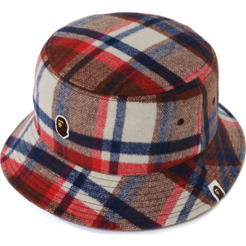 BAPE CHECK HAT MENS