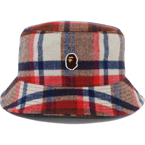 BAPE CHECK HAT MENS