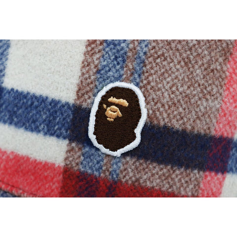 BAPE CHECK HAT MENS