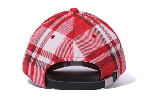 BAPE CHECK GIFT APE HEAD CAP M