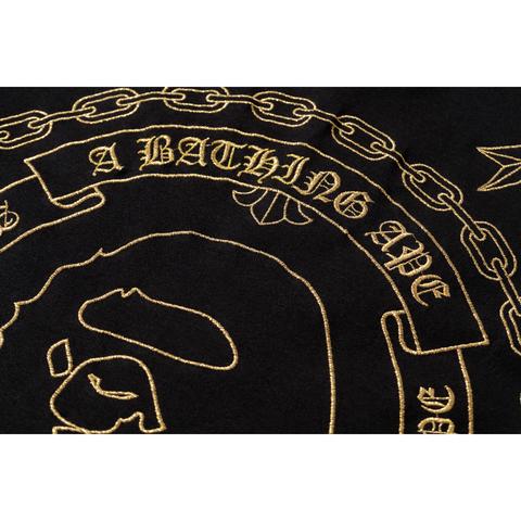 BAPE BLACK EMBROIDERY TEE MENS