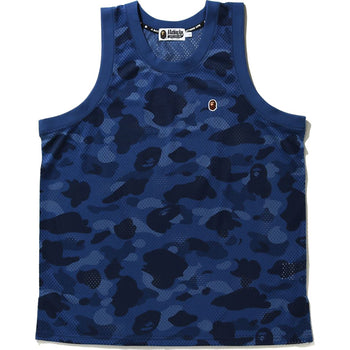 COLOR CAMO MESH BASKETBALL TANK TOP MENS