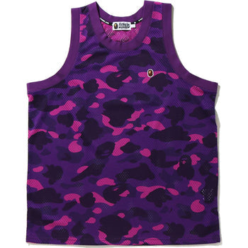 COLOR CAMO MESH BASKETBALL TANK TOP MENS