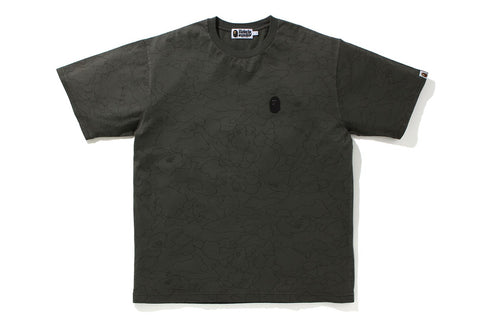 LINE 1ST CAMO WASHED RELAXED FIT TEE MENS