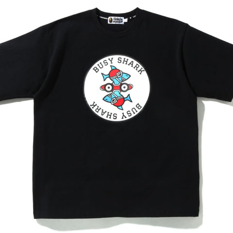 BUSY SHARK RELAXED FIT HEAVY WEIGHT TEE MENS