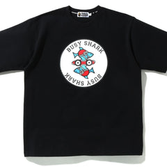 BUSY SHARK RELAXED FIT HEAVY WEIGHT TEE MENS