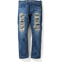 1999 TYPE-02 DAMAGED DENIM PANTS MENS