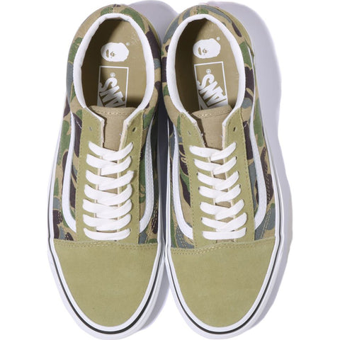 BAPE X VANS ABC CAMO OLD SKOOL LADIES