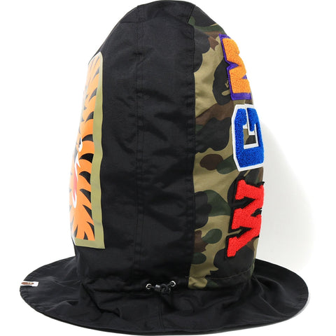 1ST CAMO SHARK FACE MASK HOODIE MENS