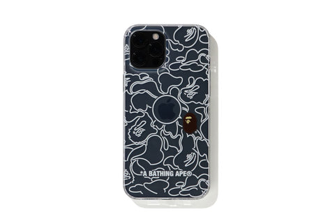 ABC NEON CAMO IPHONE 12 / 12 PRO CLEAR CASE