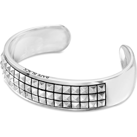 BAPE BLACK SILVER BRACELET MENS