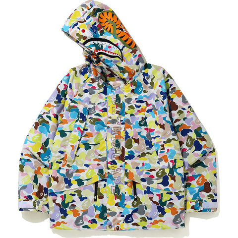 MULTI CAMO SHARK SNOWBOARD JACKET MENS