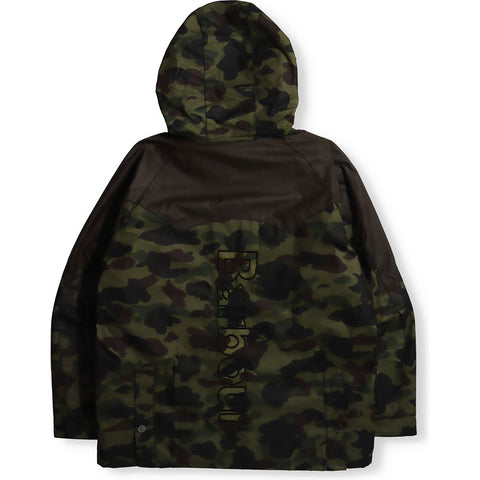 BARBOUR X BAPE 1ST CAMO BEDALE SNOWBOARD JACKET MENS