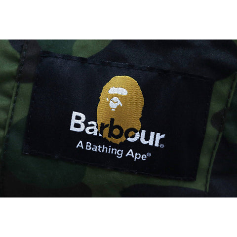 BARBOUR X BAPE 1ST CAMO BEDALE SNOWBOARD JACKET MENS