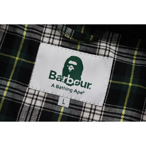 BARBOUR X BAPE 1ST CAMO INTERNATIONAL RAIN JACKET MENS
