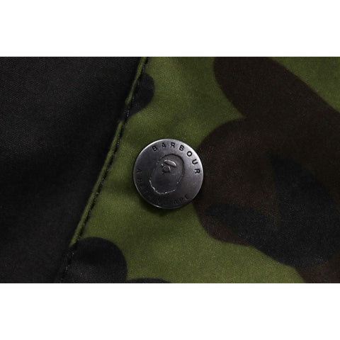 BARBOUR X BAPE 1ST CAMO INTERNATIONAL RAIN JACKET MENS