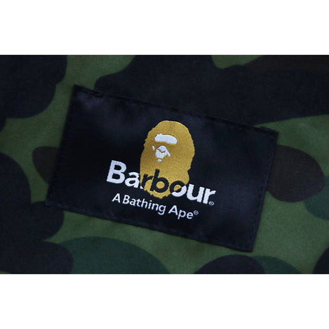 BARBOUR X BAPE 1ST CAMO INTERNATIONAL RAIN JACKET MENS