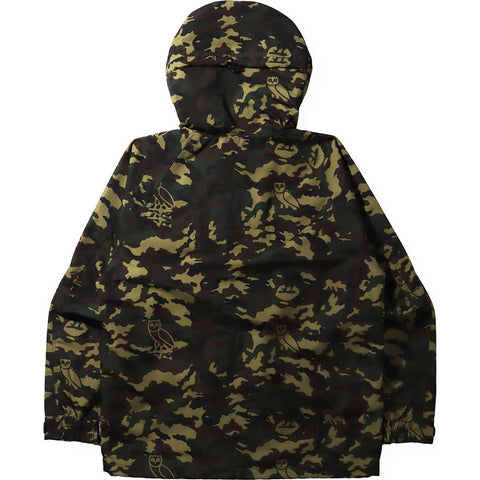 BAPE X OVO WOODLAND CAMO SNOWBOARD JACKET MENS