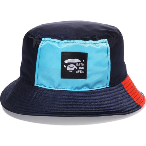 COLOR BLOCK BUCKET HAT LADIES