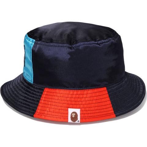 COLOR BLOCK BUCKET HAT LADIES
