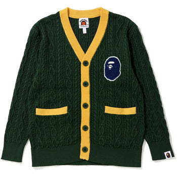 APE HEAD KNIT CARDIGAN KIDS