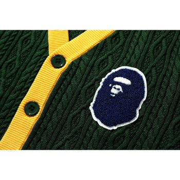 APE HEAD KNIT CARDIGAN KIDS