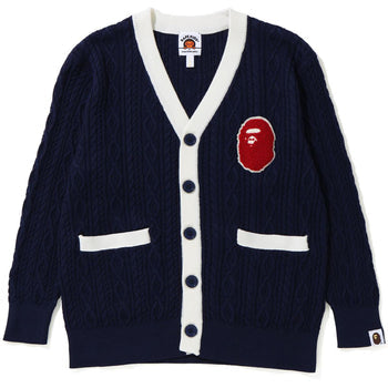 APE HEAD KNIT CARDIGAN KIDS