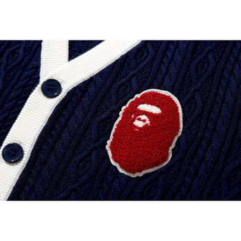 APE HEAD KNIT CARDIGAN KIDS