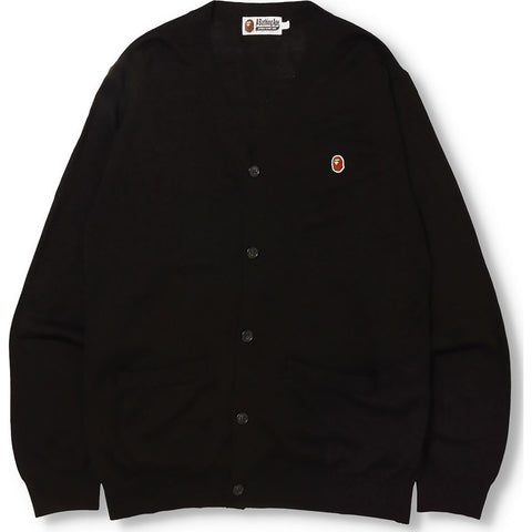 APE HEAD ONE POINT KNIT CARDIGAN MENS