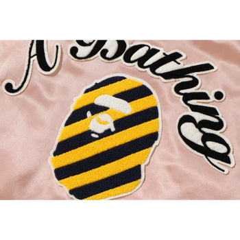 STRIPE COLLEGE SOUVENIR JACKET LADIES