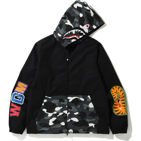 CITY CAMO SHARK HOODIE JACKET MENS
