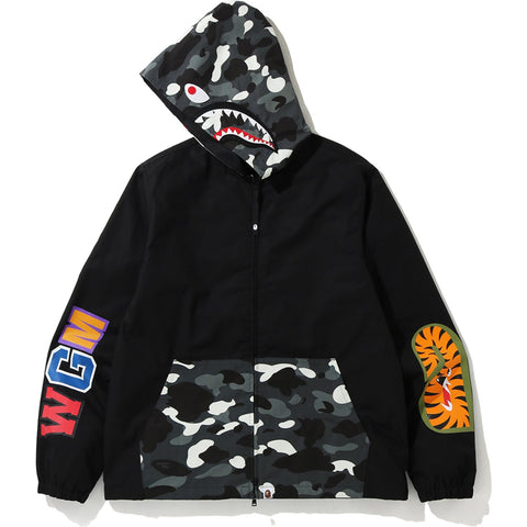 CITY CAMO SHARK HOODIE JACKET MENS