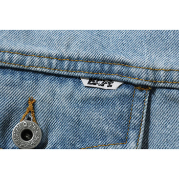 EMBROIDERY LOOSE FIT DENIM JACKET MENS
